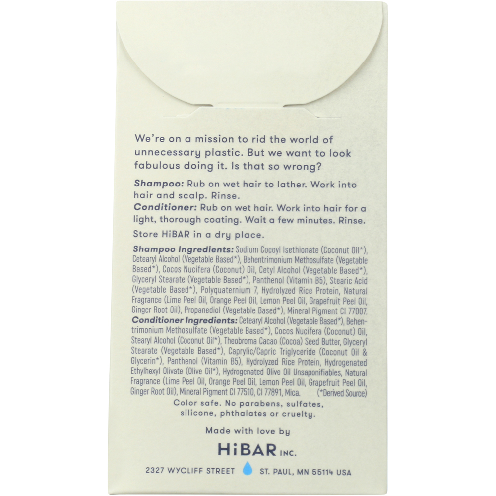 Hibar Soild Shampoo & Conditioner Moisturize 1 Set - Bild 4 von 5
