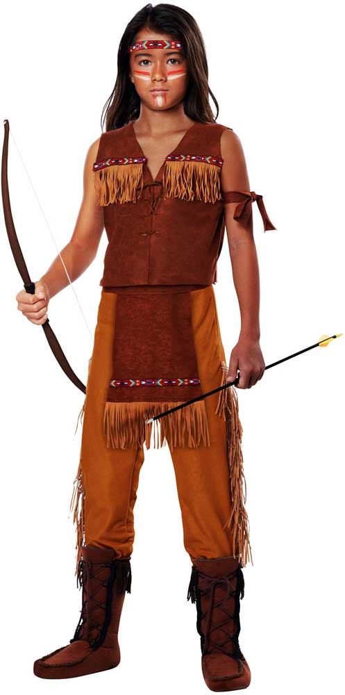 Indian Boy Warrior Squanto Halloween Outfit Native American Costume ...