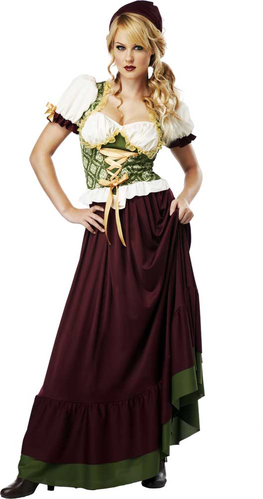 Sexy Medieval Voluptuous Renaissance Wench Girl Middle Ages Costume ...