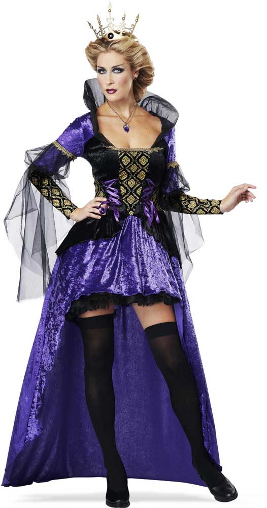 Sexy Wicked Queen Evil Fairy Tale Princess Witchcraft Halloween Costume ...