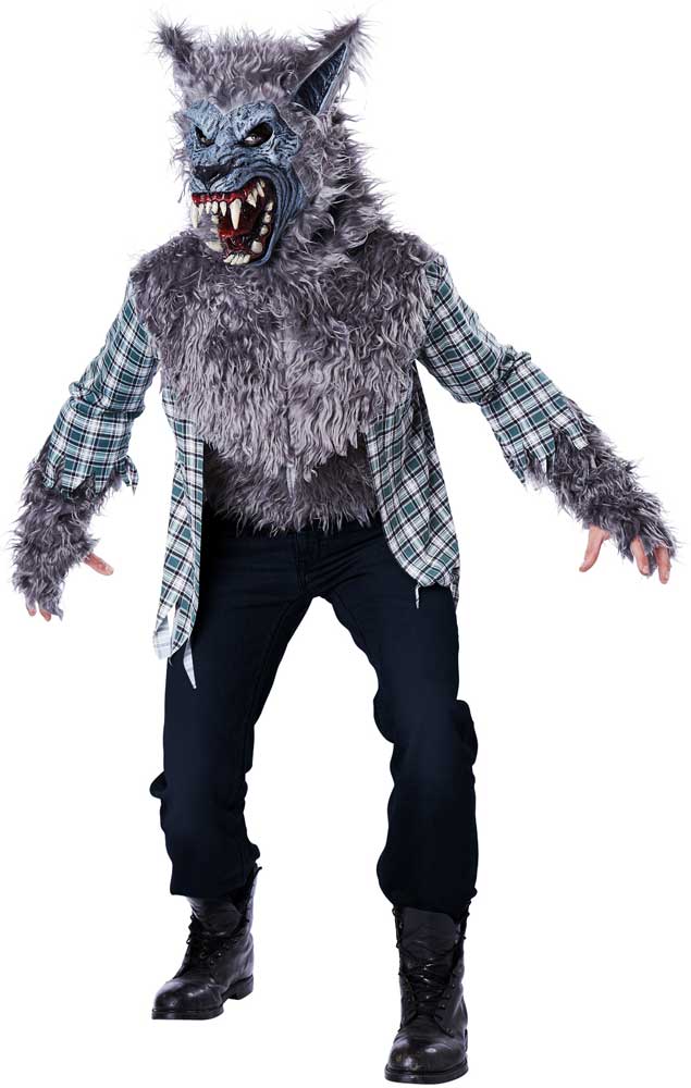 Full Moon Werewolf Lycanthrope Steely Grey Beast Fairy Tales Costume ...