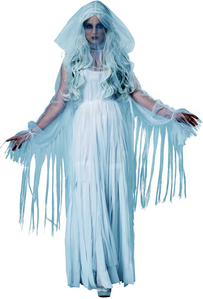 Haunting Specter Ghostly Phantom Spirit Ghosts & Monsters Costume Adult ...