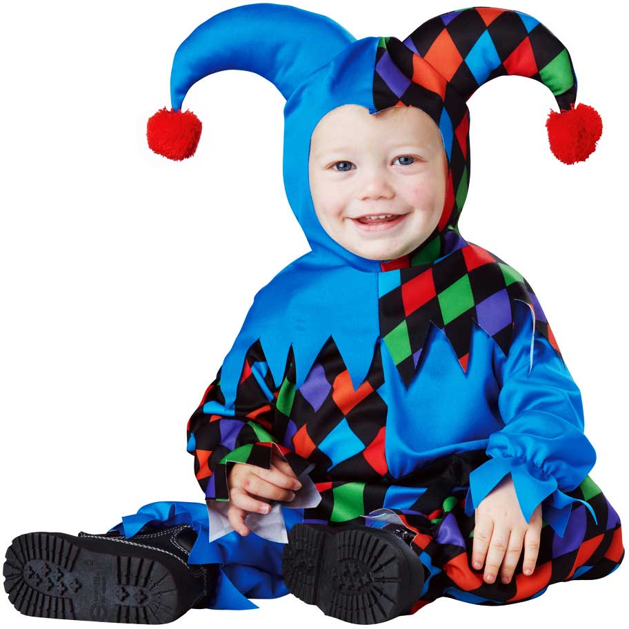 Laughable Little Jester Character Jumpsuit Clowns & Circus Costume ...