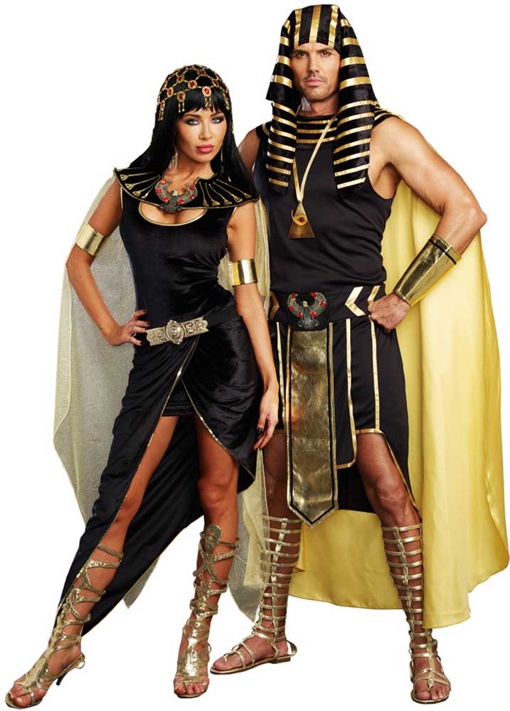Pharaoh King Tut Mighty Ruler Anubis Halloween Outfit Egyptian Costume Adult Men Ebay