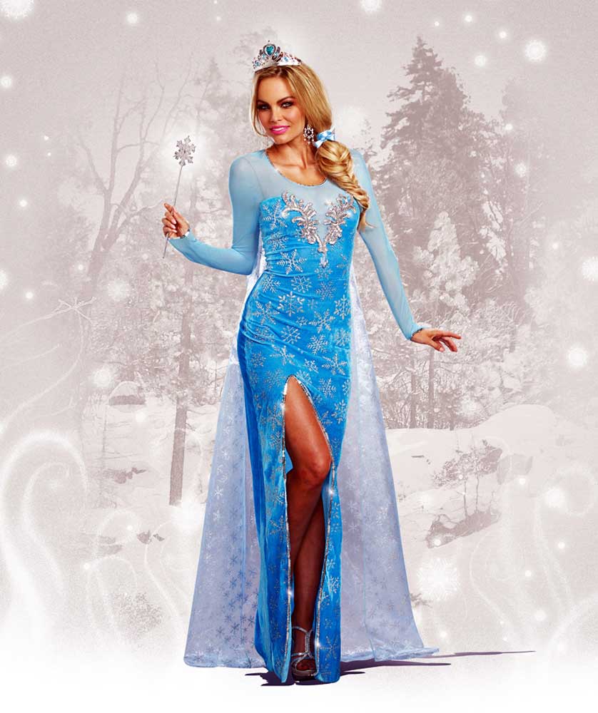 Snow queen costume for adults