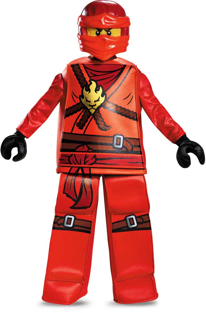 Licensed Lego Ninjago Child Boys' Kai Prestige Halloween Costume | eBay