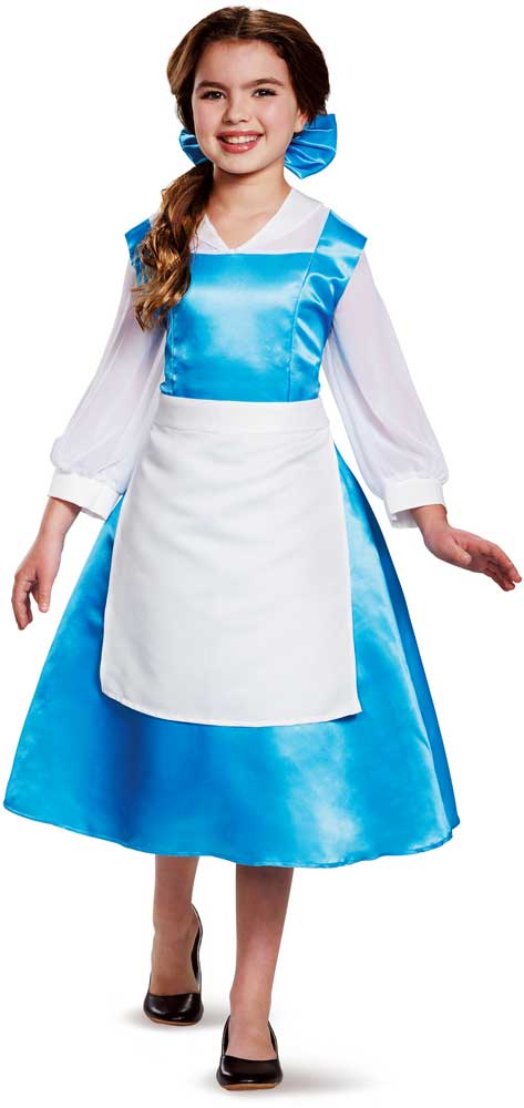 Licensed Disney Princess Beauty And The Beast Belle Blue Dress Tween ...