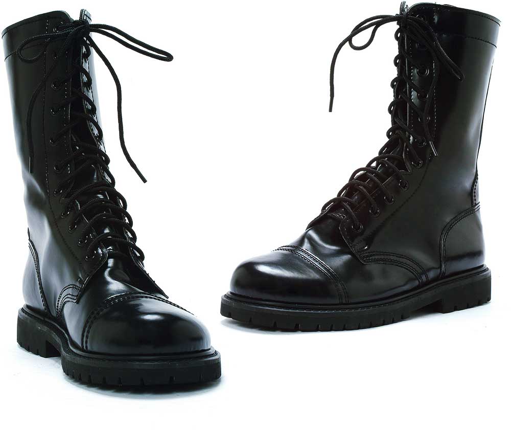 men's mid calf combat boots