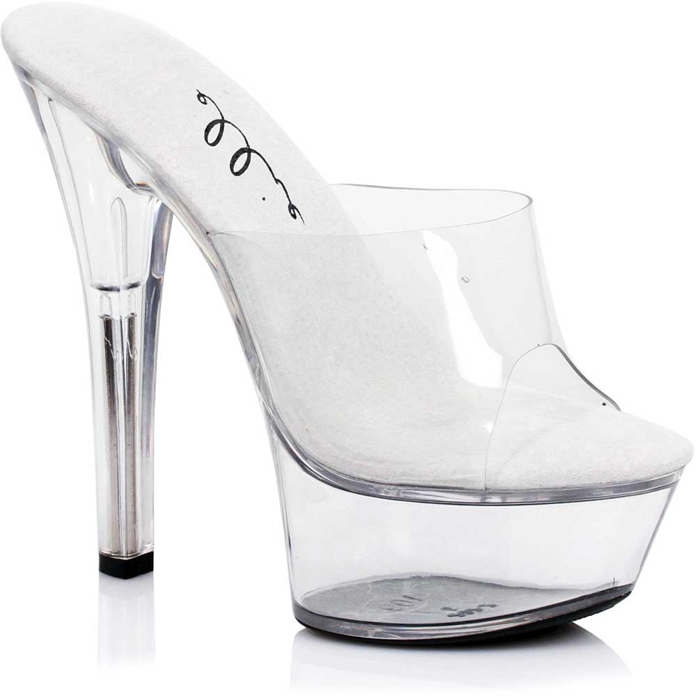 Sexy Dancer Stiletto Clear Upper Mule Stripper High Heels Shoes Adult