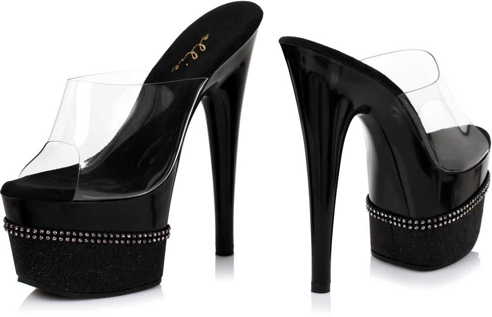 Sexy Rhinestone Glitter Platform Adult Clear Upper Mule High Heels Shoes Adult Platform Donna 444830 Sexy Rhinestone Glitter Platform Adult Clear Upper Mule High Heels Shoes Adult Platform Donna 444830