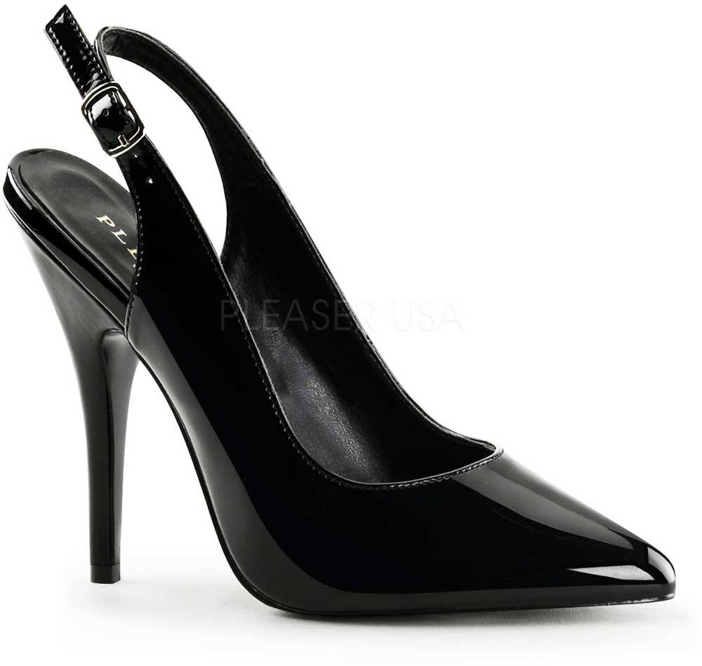 Sexy Elegant Pointy Toe Slingback Pumps Stiletto High Heels Shoes Adult ...