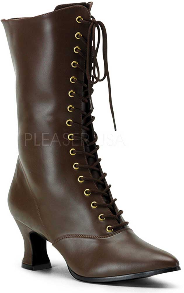 mid calf kitten heel boots