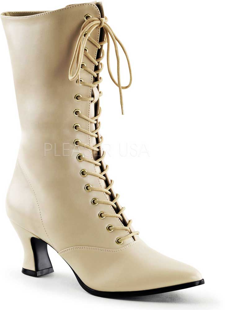 mid calf kitten heel boots