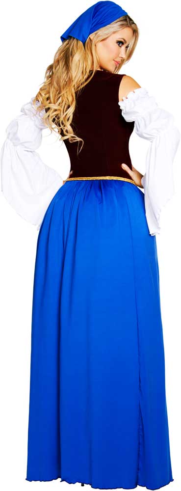 Sexy Medieval Wench Maiden Off Shoulder Blouse Renaissance Costume Adult Women 6466