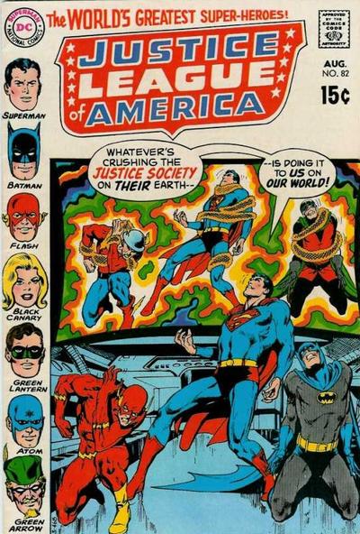 Justice League of America #82 (1970) Comic Books Justice League of America