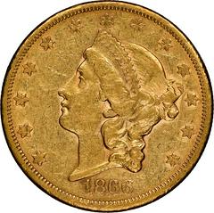 1866 S [MOTTO] Coins Liberty Head Gold Double Eagle Prices