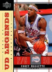 Corey Maggette #33 Basketball Cards 2003 Upper Deck Legends Prices