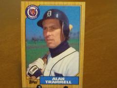 Alan Trammell #687 Baseball Cards 1987 Topps Prices