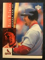 Mark McGwire #20 of 30 Baseball Cards 1998 Upper Deck McGwire's Chase for 62 Prices