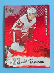 Front | Lucas Raymond [Red] Hockey Cards 2021 Upper Deck Rookie Class