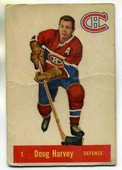 Doug Harvey #1 Hockey Cards 1957 Parkhurst Prices