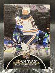 Ryan Nugent Hopkins [Black] Hockey Cards 2021 Upper Deck UD Canvas Prices