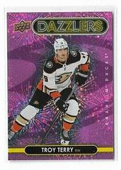 Troy Terry [Pink] Hockey Cards 2021 Upper Deck Dazzlers Prices