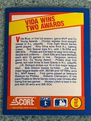 Vida Wins Two Awards #40 Baseball Cards 1989 Score Magic Motion Trivia A Year to Remember Prices