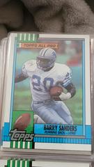 Barry Sanders #352 Football Cards 1990 Topps Traded Prices