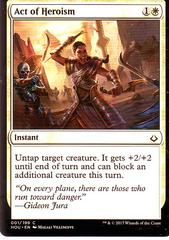 Act of Heroism #1 Magic Hour of Devastation Prices