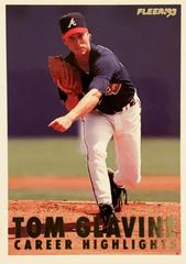 Tom Glavine #13 Baseball Cards 1993 Fleer Glavine Career Highlights Prices