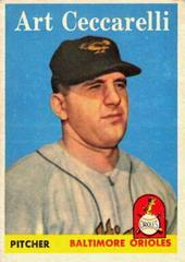 Art Ceccarelli #191 Baseball Cards 1958 Topps Prices