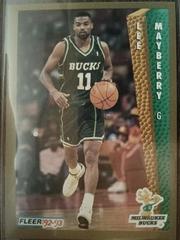 Lee Mayberry Basketball Cards 1992 Fleer Prices