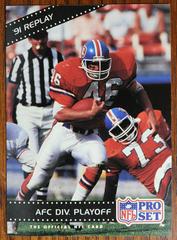 Simon Fletcher [AFC Divisional Playofflay] #58 Football Cards 1992 Pro Set Prices