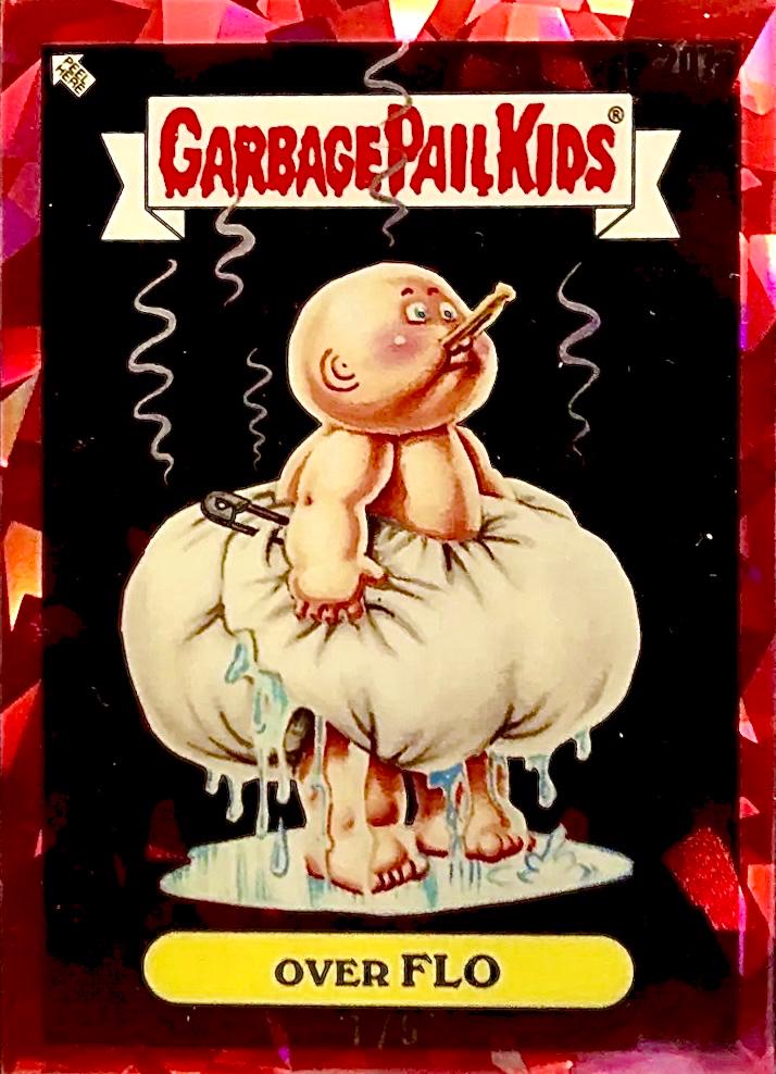 Over FLO [Red] #207a Garbage Pail Kids 2023 Sapphire