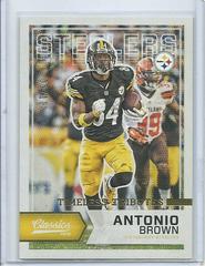 Antonio Brown [Timeless Tributes Gold] Football Cards 2016 Panini Classics Prices