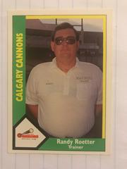 Randy Roetter Baseball Cards 1990 CMC Calgary Cannons Prices