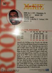 Card Back | Aaron McKie Basketball Cards 1994 Hoops