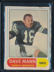 Dave Mann Football Cards 1968 O Pee Chee CFL Prices