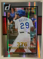 Adrian Beltre [Stat Line Career] #129 Baseball Cards 2014 Donruss Prices