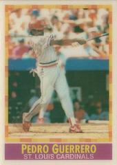 Pedro Guerrero #66 Baseball Cards 1990 Sportflics Prices