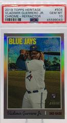 Vladimir Guerrero Jr. [Chrome Refractor] #504 Baseball Cards 2019 Topps Heritage Prices
