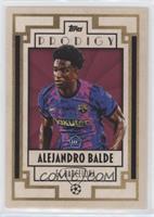 Alejandro Balde - Prodigy Soccer Cards 2021 Topps UEFA Champions League Deco Prices