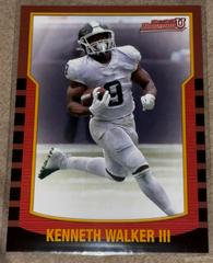 Kenneth Walker III Football Cards 2021 Bowman University 2000 Prices