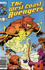 The West Coast Avengers [Newsstand] #6 (1986) Comic Books West Coast Avengers Prices