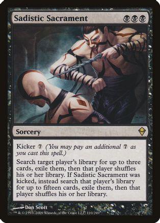 Sadistic Sacrament Magic Zendikar