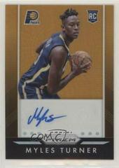 Myles Turner [Orange Prizm] Basketball Cards 2015 Panini Prizm Autographs Prices