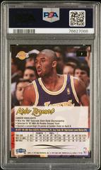 Back | Kobe Bryant Basketball Cards 1997 Ultra