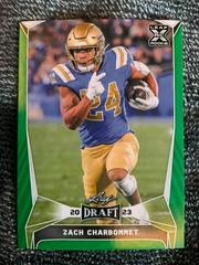 Zach Charbonnet [Green] #74 Football Cards 2023 Leaf Draft Prices