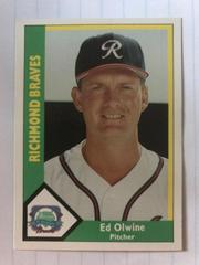 Ed Olwine #6 Baseball Cards 1990 CMC Richmond Braves Prices
